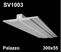 SV1003 - встраиваемый светильник для светодиодной подсветки из гипса Palazzo 300х55мм