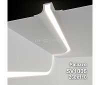 SV1006 - встраиваемый светильник для светодиодной подсветки из гипса Palazzo 260х110мм