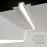  SV1011- встраиваемый светильник для светодиодной подсветки из гипса Palazzo 280x85мм