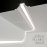  SV1015 - встраиваемый светильник для светодиодной подсветки из гипса Palazzo 250x95мм
